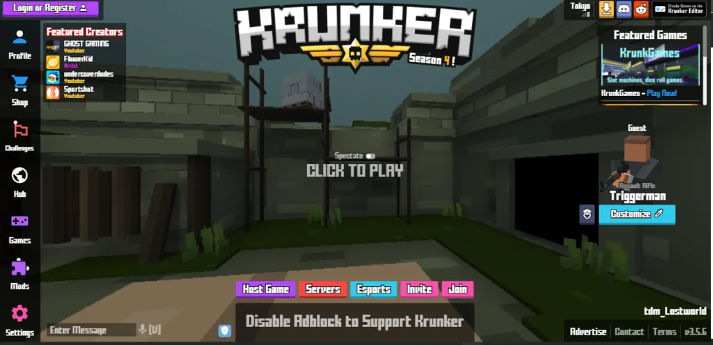 Top GAMES you can play from browser