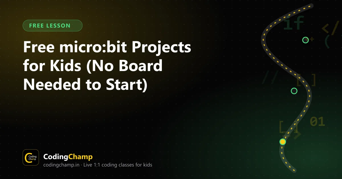 Free micro:bit Projects for Kids (No Board Needed to Start)