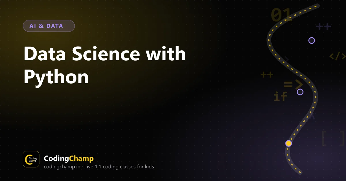 Data Science with Python course cover