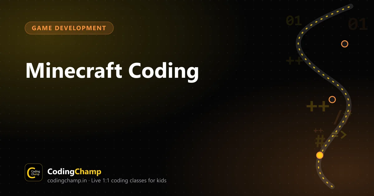 Minecraft Coding course cover